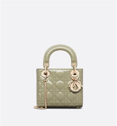 dior mini bag green|green lady dior bag.